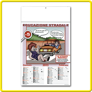 Art. 215 Calendario illustrato personalizzato